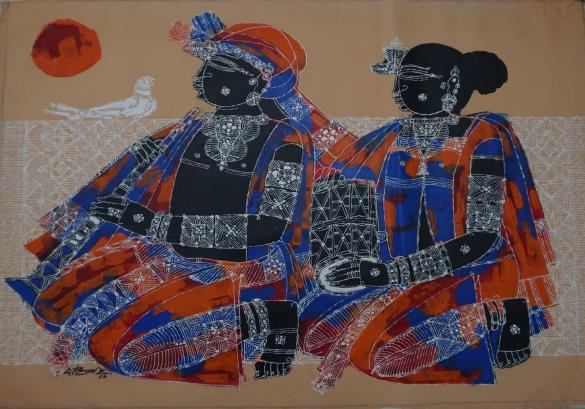 Untitled painting no. 3 by G Raman, 2006