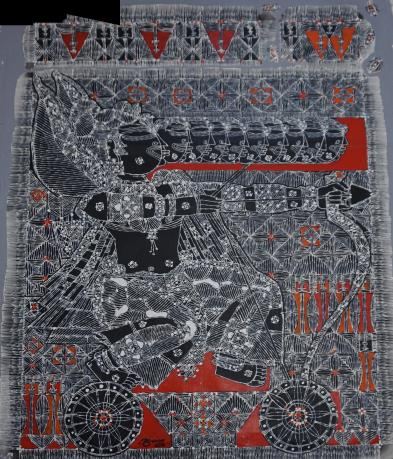 Untitled painting no. 4 by G Raman, 2014