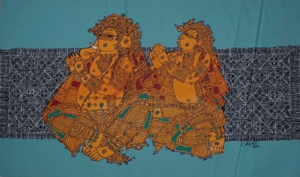 Untitled painting no. 11 by G Raman, 2008
