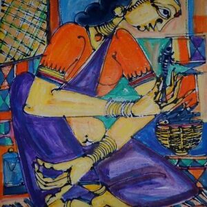 LADY (60.5 X 51.1 CM)