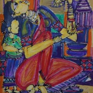 MOTHER and CHILD (60.5 X 50.7 CM)