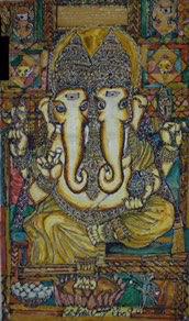 TWO-HEADED GANESHA (166.7 X 103.9 CM)