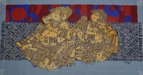 Chromatic Ascent (110.6 X 146.3 CM)