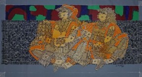 Luminous Patterns (108.5 X 164.0 CM)